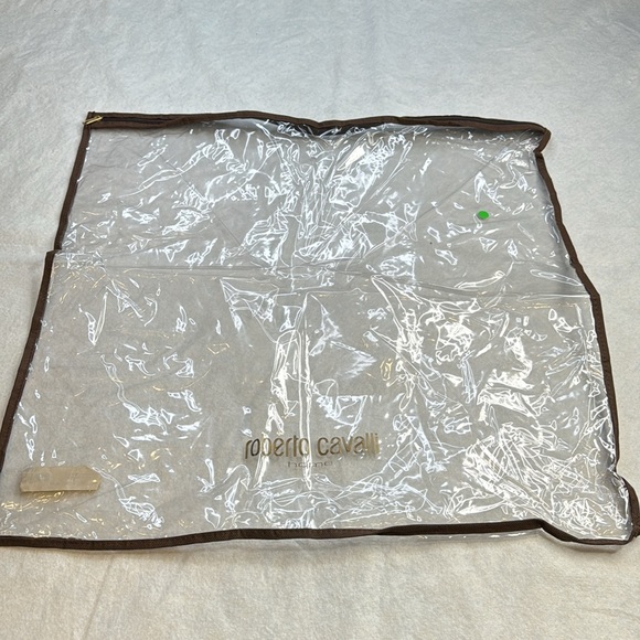 ROBERTO CAVALLI NWT NEW TAG XLARGE BLUE GOLD BLACK LEOPARD ACCENT THROW PILLOW - Picture 14 of 15